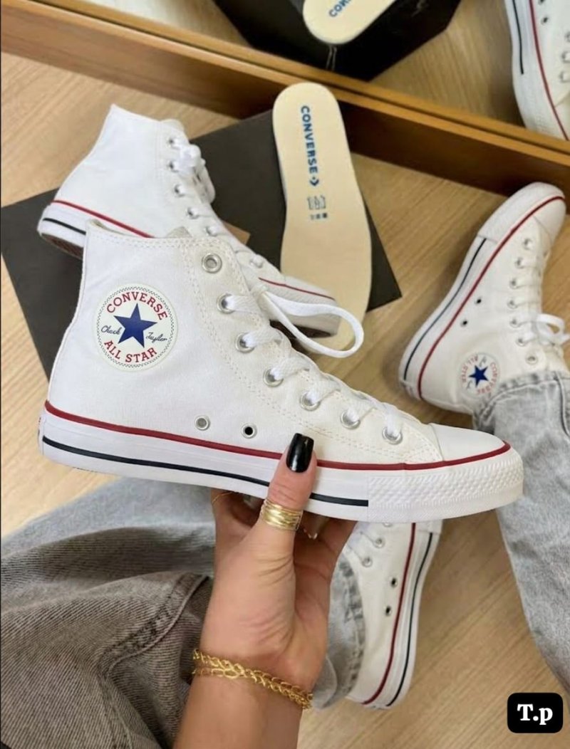 *CONVERSE    CUERO  &  LONA* *~BOTITA~*