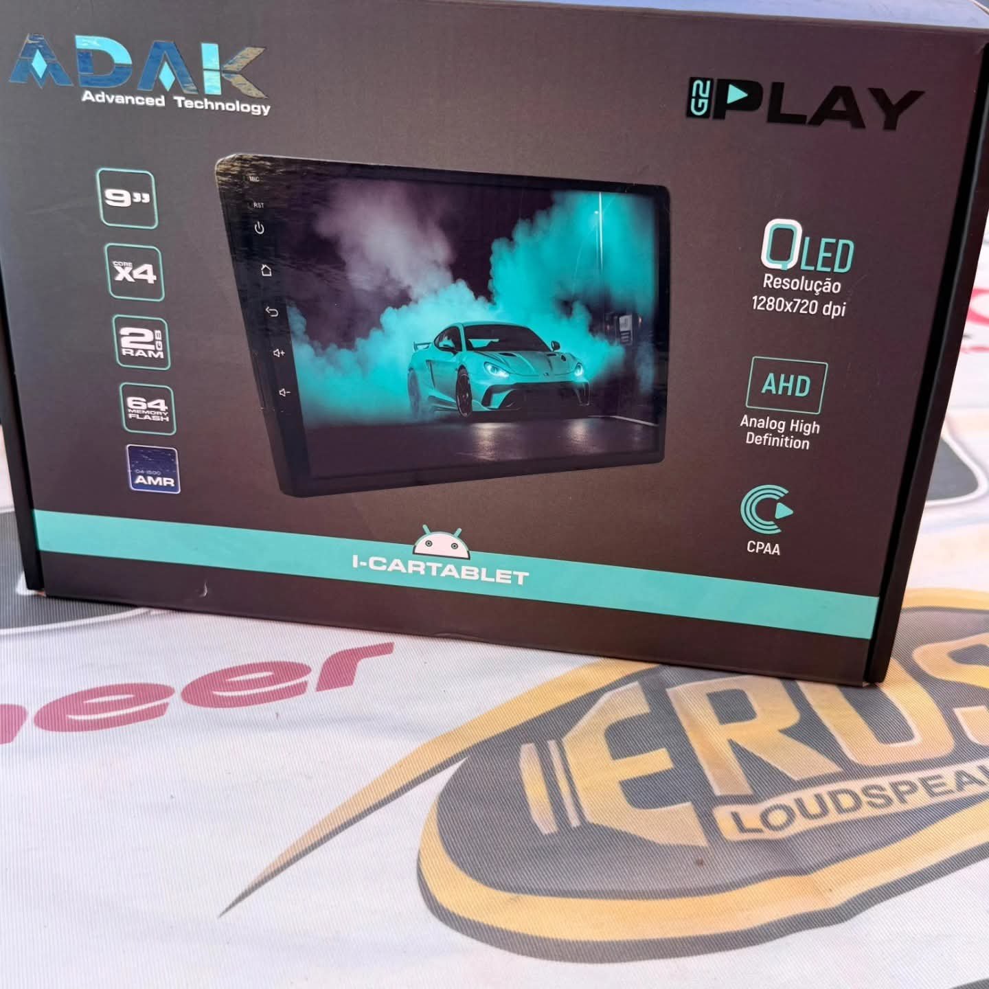 Central multimedia para auto Adak G2 Play I-Cartablet de 9"