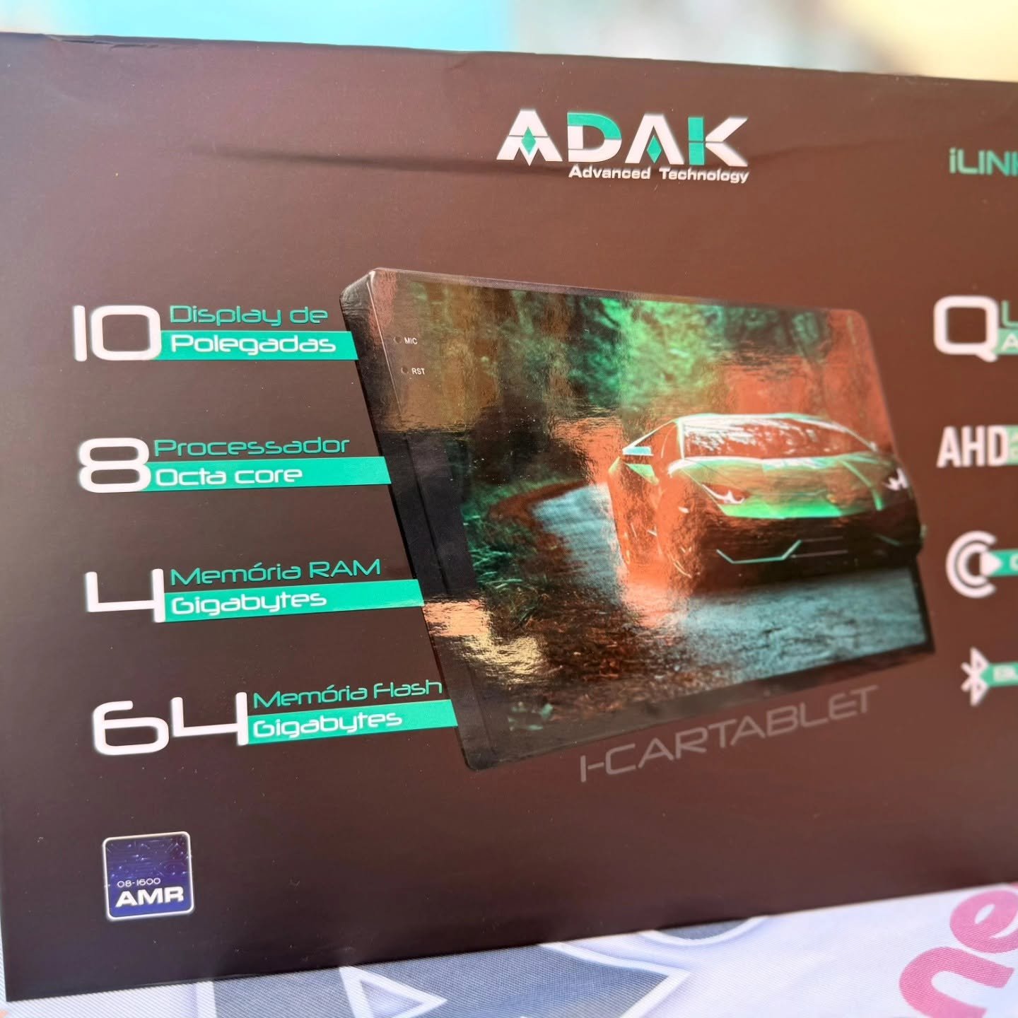 Pantalla Multimedia Android Adak I-CARTABLET (10" / Octa Core / 4GB RAM / 64GB ROM)