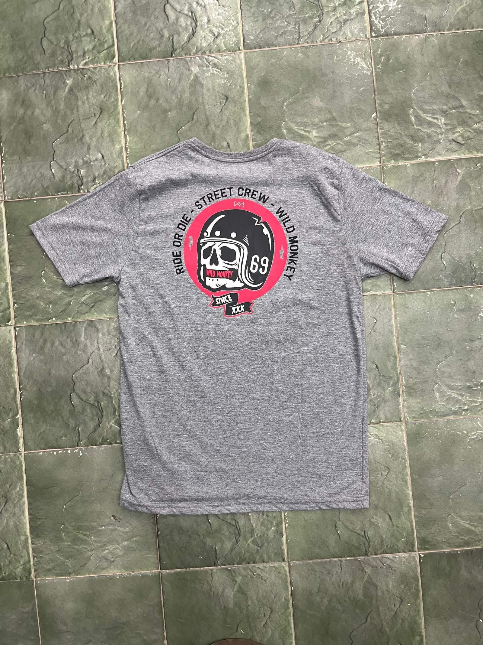 Remera gris monkey