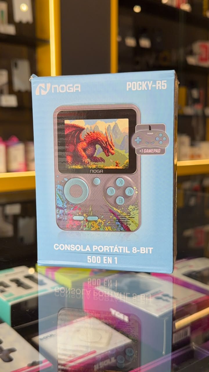 Consola Portátil Retro Noga Pocky-R5 8-Bit