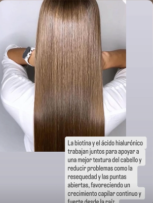 Biotina y acido hialurónico