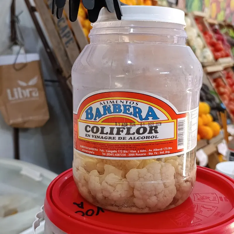 Coliflor en vinagre de alcohol "Barbera"