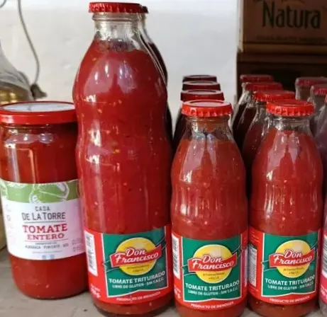 Tomates Triturados y Enteros en Conserva