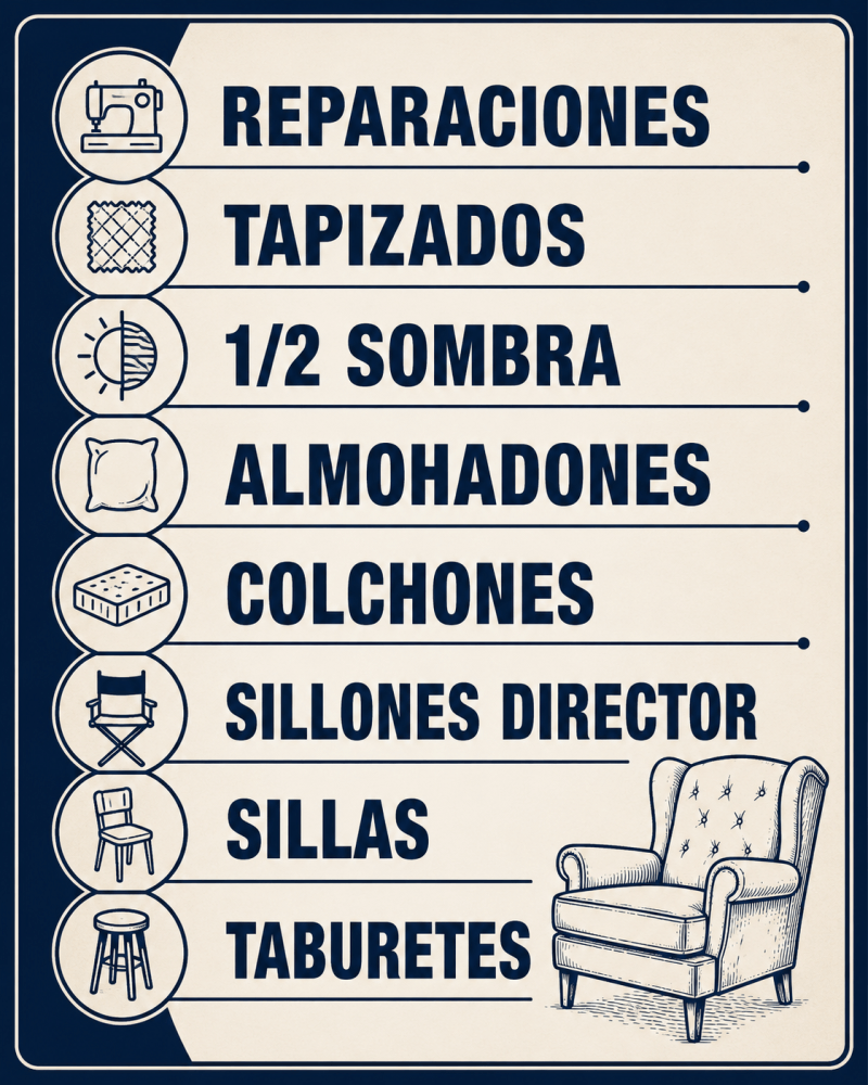 Lonería y tapicería